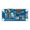 Ethernet/USB (B) HUB - 3xUSB 1xRJ45 Ethernet - priekinės dalies priedėlis, skirtas Raspberry Pi - Waveshare 20416
