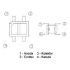 Farnell KTIR0711S atspindintis optronų jutiklis - 5 vnt