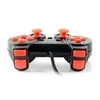 Gamepad Esperanza EGG106R (PC, PS2, PS3, juodos spalvos, red color)