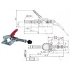 Grąžtas Oem GH-301AM greitasis spaustukas - 45kg - U-BAR - serviso darbams, dirbtuvėms