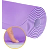 Mata Gimnastikos kilimėlis jogai, pilatesui, fitnesui, 200x115 cm, 1 cm storio, TPE medžiaga, violetinė, REBEL ACTIVE