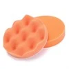 Oem Gofruota poliravimo kempinė 125 mm - oranžinė - valymo padas - vaškavimui