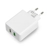 Goobay 2xUSB QC3.0 5V / 2A maitinimo šaltinis - balta