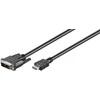 Goobay GB HDMI/DVI CABLE 2M, HDMI - DVI-D SINGLE-LINK (18+1 PIN), G