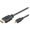 Goobay HDMI kabelis - microHDMI - didelės spartos HDMI su Ethernet palaikymu - 5m