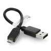 Goobay Laidas microUSB B - USB A 2.0 Hi-Speed ​​- 0.15m - juodas