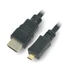 Goobay MicroHDMI - HDMI 2.0 laidas - 3.0m