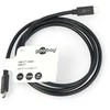 Goobay USB C – USB4 2.0 PD laidas – juodas – 1.2 m