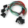 Gravitacija - I2C/UART jungiamųjų laidų komplektas - moteriškas-vyriškas - 30cm - 5vnt - DFRobot FIT0916-MF