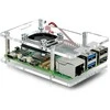 Gravlaser Dėklas Raspberry Pi 5 - atidaromas su ventiliatoriumi - skaidrus
