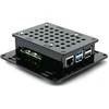 Gravlaser Dėklas Raspberry Pi 5 Vesa v2 tvirtinimui ant monitoriaus - juodas