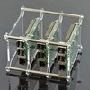 Gravlaser Dėklas skirtas Raspberry Pi 4B/3B+/3B/2B, x3, atviras