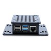 Gravlaser Dėklas skirtas Raspberry Pi 4B VESA v2 monitoriaus tvirtinimui - juodas