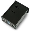 Gravlaser Raspberry Pi 4B dėklas su kameros laikikliu - juodas