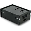 Gravlaser Raspberry Pi 4B dėklas su kameros laikikliu - juodas