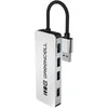 Green Cell USB-A 4in1 HUB adapteris su aliuminio korpusu
