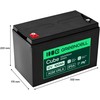 Green Cell Žalias Cell Greencell AGM VRLA 12 V 100 Ah nereikalaujantis priežiūros akumuliatorius UPS, svarstyklėms, kemperiams (332 x 175 x 220 mm)