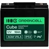 Green Cell Žalias Cell Greencell AGM VRLA 12 V 18 Ah nereikalaujanti priežiūros baterija kasos aparatams, žaislams, fotoaparatams (181 x 77 x 167 mm)