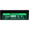 Green Cell Žalias Cell Greencell AGM VRLA 12 V 2.5 Ah nereikalaujanti priežiūros baterija kasos aparatams, žaislams, fotoaparatams (178 x 36 x 66 mm)