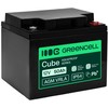 Green Cell Žalias Cell Greencell AGM VRLA 12 V 50 Ah nereikalaujantis priežiūros akumuliatorius UPS, svarstyklėms, kemperiams (197 x 166 x 170 mm)