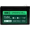 Green Cell Žalias Cell Greencell AGM VRLA 12V 12Ah nereikalaujanti priežiūros baterija kasos aparatams, žaislams, fotoaparatams (151x98.5x95mm)