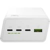 Green Cell Žalias Cell Greencell PowerPlay 30 – balta išorinė baterija, kurios talpa 30 000 mAh, 22.5 W, 4 prievadai