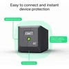 Green Cell Žalias Cell Nepertraukiamo maitinimo šaltinis (UPS) Greencell 1000VA 700W PowerProof su LCD ekranu