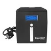 Nepertraukiamo maitinimo šaltinis Green Cell Uninterruptible Power Supply UPS 1000VA 600W with LCD Display | EU VERSION | 2x Schuko 2x IEC Sockets