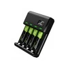 Green Cell Nustatykite įkroviklį Žalias Cell GC VitalCharger ir 4x baterijas AAA / HR03 800mAh