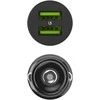 Green Cell Žalias Cell Žalias Cell automobilinis įkroviklis 36W GC PowerRide Nano36 su 2x USB-A Ultra Charge greitas įkrovimas