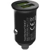 Green Cell Žalias Cell Žalias Cell automobilinis įkroviklis 36W GC PowerRide Nano36 su 2x USB-A Ultra Charge greitas įkrovimas