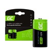 Green Cell Žalias Cell baterijos 4x C R14 HR14 Ni-MH 1.2V 4000mAh