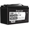 Green Cell Žalias Cell Žalias Cell CUBE AGM IP54 12V 90Ah VRLA Baterija Gel gilaus ciklo motoroleris vejapjovė valtis barža vejapjovė traktorius žvejybos laivas