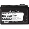 Green Cell Žalias Cell Žalias Cell CUBE AGM IP54 12V 90Ah VRLA Baterija Gel gilaus ciklo motoroleris vejapjovė valtis barža vejapjovė traktorius žvejybos laivas