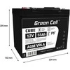 Green Cell Žalias Cell Žalias Cell CUBE AGM IP54 12V 55Ah VRLA Baterija Gel gilaus ciklo motoroleris vejapjovė valtis barža vejapjovė traktorius žvejybos laivas