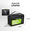 Green Cell Žalias Cell CUBE LiFePO4 125Ah 12,8V 1600Wh ličio geležies fosfato baterija kemperiui, saulės energijai, neprijungtai prie tinklo, laivui