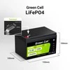 Green Cell „Žalias Cell“ Žalias Cell LFPGC12V12AH UPS akumuliatorius ličio geležies fosfatas (LiFePO4) 12,8 V 12 Ah