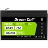 Akumuliatorius Green Cell Žalias Cell Žalias Cell CUBE LiFePO4 7Ah 12.8V 89.6Wh ličio geležies fosfato baterija UPS, stebėjimas