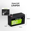 Akumuliatorius Green Cell Žalias Cell Žalias Cell CUBE LiFePO4 7Ah 12.8V 89.6Wh ličio geležies fosfato baterija UPS, stebėjimas