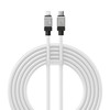 Greito įkrovimo kabelis Baseus USB-C su Coolplay Series 2m, 20W (baltas)