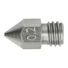 Oem Grūdinto plieno ekstruderio antgalis 0.2mm MK8 1.75mm plastikui