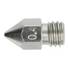 Oem Grūdinto plieno ekstruderio antgalis 0.4mm MK8 1.75mm plastikui