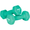 HEX ketaus neopreno hanteliai 2x3kg, REBEL ACTIVE