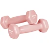 >>>HEX ketaus vinilo hantelių rinkinys 7kg su stovu (2x0.5kg + 2x1 kg + 2x2 kg), REBEL ACTIVE
