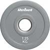 >>>Olimpiniai gumuoti BUMPER svareliai, BEAST serijos, 2 x 1.25 kg rinkinys, skylės skersmuo 51 mm, REBEL ACTIVE