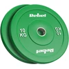>>>Olimpiniai gumuoti BUMPER svareliai, BEAST serijos, 2 x 10 kg rinkinys, skylės skersmuo 51 mm, REBEL ACTIVE