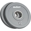>>>Olimpiniai gumuoti BUMPER svareliai, BEAST serijos, 2 x 1.25 kg rinkinys, skylės skersmuo 51 mm, REBEL ACTIVE