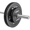 Olimpiniai gumuoti svarmenys BUMPER rinkinys 2x2.5kg, skylės skersmuo 51 mm, REBEL ACTIVE