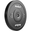 Olimpiniai gumuoti svarmenys BUMPER rinkinys 2x15kg, skylės skersmuo 51 mm, REBEL ACTIVE