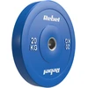 >>>Olimpinis gumuotas BUMPER svorio diskas, BEAST serijos, 20 kg, skylės skersmuo 51 mm, REBEL ACTIVE